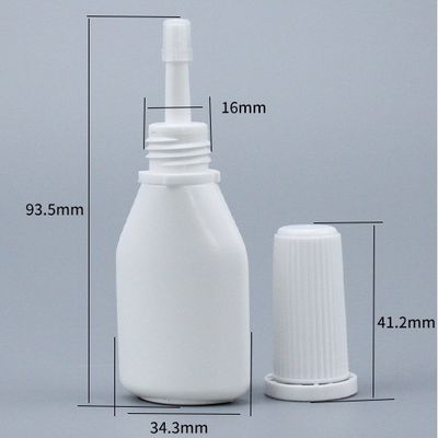 LOGO Bottiglia di spray in polvere PE personalizzata da 10 ml per la separazione della polvere e lo spray nasale