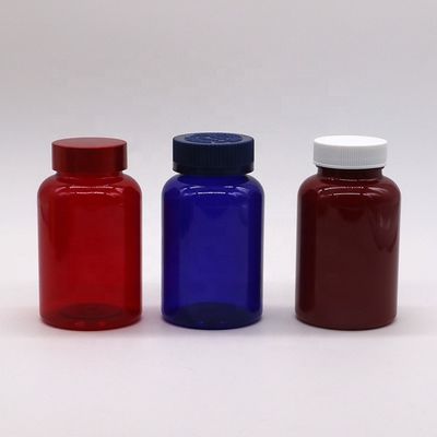 Bottiglia di farmaci in compresse di plastica vuota con cappuccio a vite CRC 175ML/CC/6OZ
