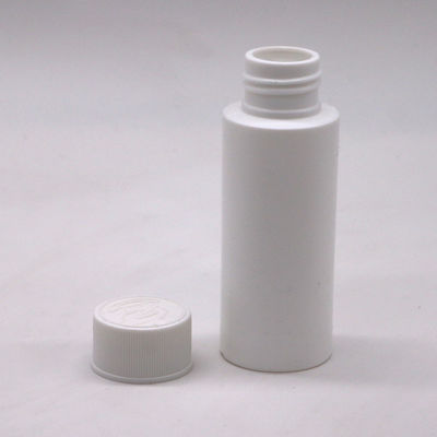 Bottiglia di liquido medicinale biodegradabile di tipo HDPE in plastica 2OZ/60 ML con coperchio a prova di bambino