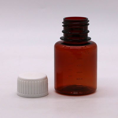 2OZ/60ml/cc PET Brown Medicine Grading Scale Liquid Packaging Bottle per olio di sigaretta
