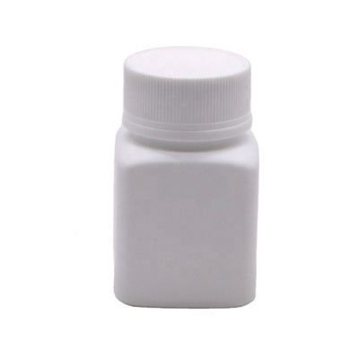 Prodotti farmaceutici industriali HDPE 30cc Quadratura Bottiglia di plastica per pillole con tappo a vite