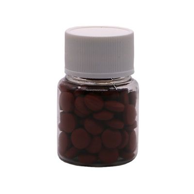Imballaggio medicinale 35ml PET Piccola bottiglia di pillole di plastica con tappi a colori personalizzabili