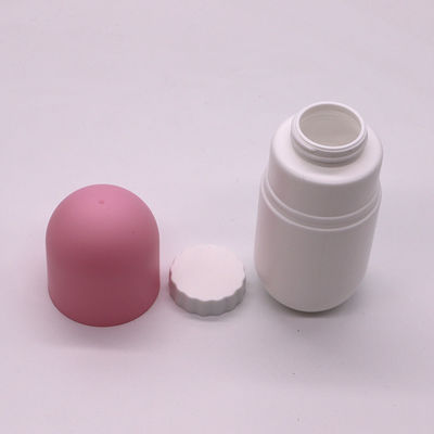 Bottiglia a forma di capsula in HDPE da 130 ml per integratori alimentari con cappuccio a vite