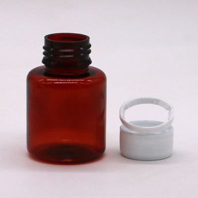 70 ml di PET Ambrato Sciroppo per tosse di acero Bottiglia per liquidi orali con tappo di sicurezza e sigillo termico