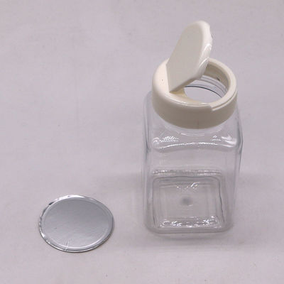 Bottiglia di medicinali Bottiglia di plastica quadrata in PET da 100 ml con colore personalizzato e coperchi diversi