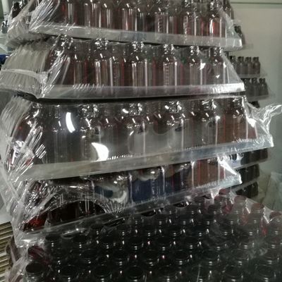 250 ml Bottiglia di medicinali liquidi PET Amber con tappo a vite e contenitore per farmaci