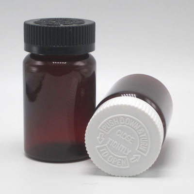 100 ml PET Ambror Bottiglia di medicina di plastica per pillole/vitamine/collare per capsule Materiale PET