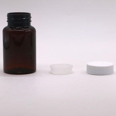 Collare in PET personalizzabile Bottiglia di plastica solida da 120 ml per prodotti medici e sanitari