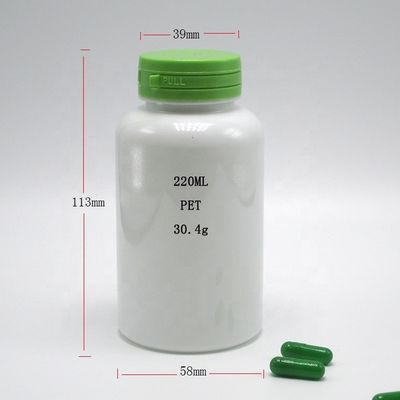 220 ml PET Bottiglia Rotonda Bianca per la Salute Materiale di Base del Prodotto