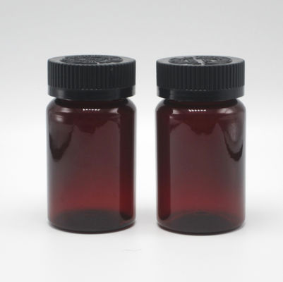 Bottiglia di 100 ml PET Ambror Pill/Vitamina/Capsula di plastica con copertura di sicurezza per bambini e tappo a vite