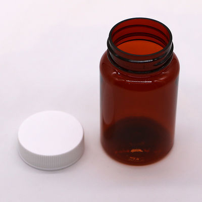 Bottiglia di 100 ml PET Ambror Pill/Vitamina/Capsula di plastica con copertura di sicurezza per bambini e tappo a vite