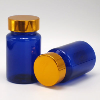 Bottiglia di 100 ml PET Ambror Pill/Vitamina/Capsula di plastica con copertura di sicurezza per bambini e tappo a vite