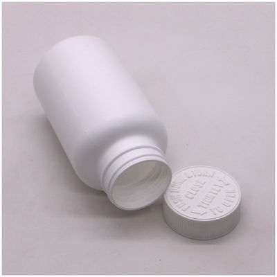 Flip Top Cap PE Bottiglia bocca larga Bottiglie di plastica vuote per contenitori di capsule da 300 ml