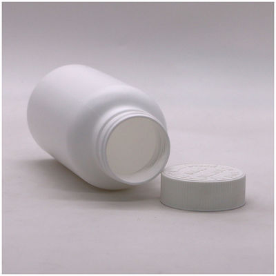 Flip Top Cap PE Bottiglia bocca larga Bottiglie di plastica vuote per contenitori di capsule da 300 ml