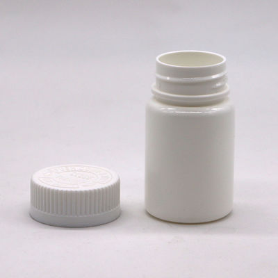 Bottiglia di plastica in HDPE di forma rotonda di 50 mL per farmaci