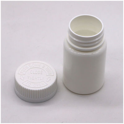 Bottiglia di plastica in HDPE di forma rotonda di 50 mL per farmaci