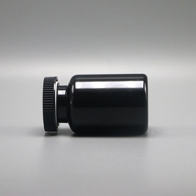 90 ml PET Bottiglia di plastica a forma rotonda per medicinali Soluzione di stoccaggio di capsule solide