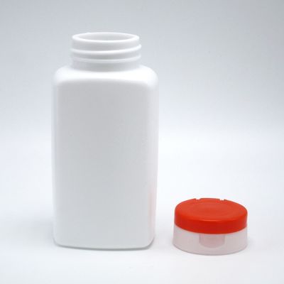 Stampa a schermo Bottiglia di plastica a forma quadrata in HDPE da 190 ml per supplemento medicinale
