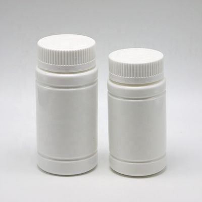 Logo personalizzato Bottiglia di plastica vuota in forma di bambù con tappo a vite per pillole Capsule Tablet Medicina Supplemento 5OZ 150ml