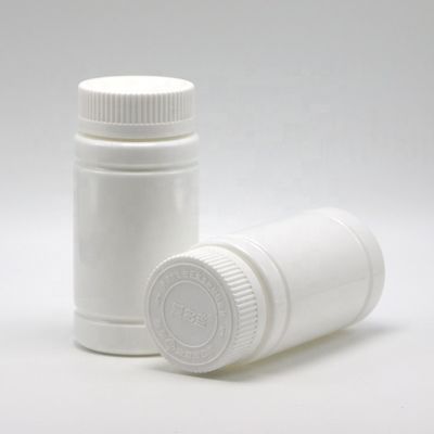 Logo personalizzato Bottiglia di plastica vuota in forma di bambù con tappo a vite per pillole Capsule Tablet Medicina Supplemento 5OZ 150ml