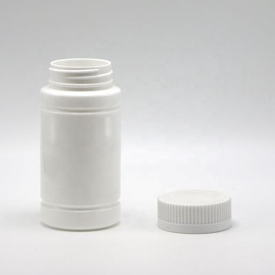 Logo personalizzato Bottiglia di plastica vuota in forma di bambù con tappo a vite per pillole Capsule Tablet Medicina Supplemento 5OZ 150ml
