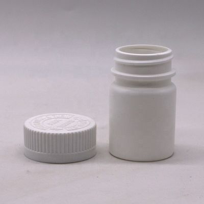 30 ml Bottiglia di plastica in PE a forma rotonda per medicinali Soluzione di stoccaggio di capsule solide