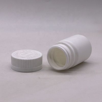 30 ml Bottiglia di plastica in PE a forma rotonda per medicinali Soluzione di stoccaggio di capsule solide
