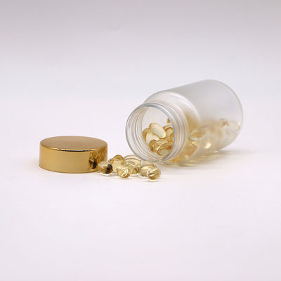 Contenitori di capsule di pillole in 90 ml di PET con finitura ghiacciata e tappo a vite