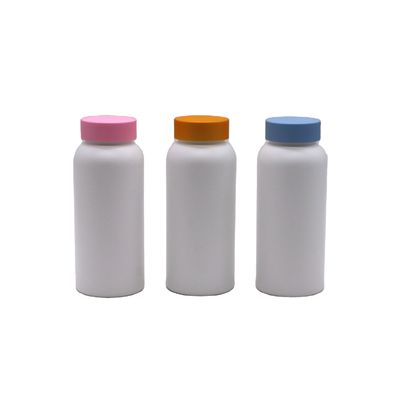 Bottiglia di plastica in PET sterile congelata da 250 g per lo stoccaggio di integratori ecologici