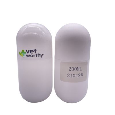 120 ml/130 ml/180 ml/200 ml/250 ml HDPE Bottiglia in forma di capsula di plastica per la pillola di supplemento vitaminico