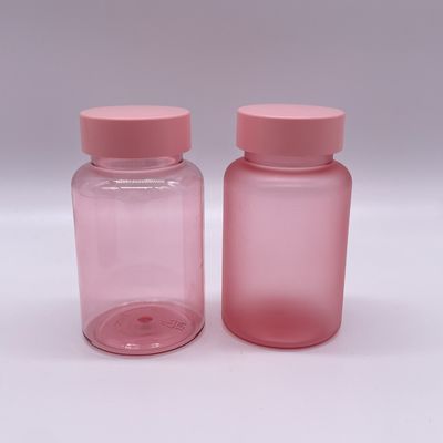 Bottiglia finita in PET Matte a misura di 120 ml con tappo a vite per la capsula di pillole per integratori