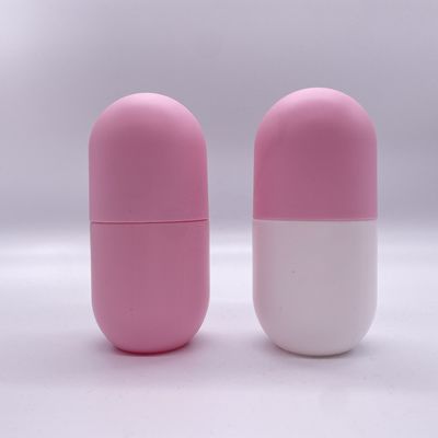 Contenitore per medicinali Bottiglia a forma di capsula a colori personalizzati con tappo a vite