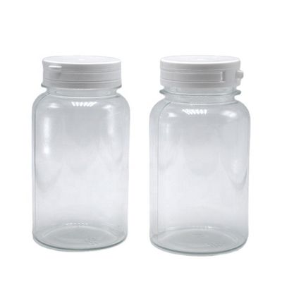 Bottiglia di plastica in PET a forma rotonda da 220 ml con tappo a strappo