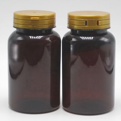 Bottiglia di plastica in PET a forma rotonda da 220 ml con tappo a strappo