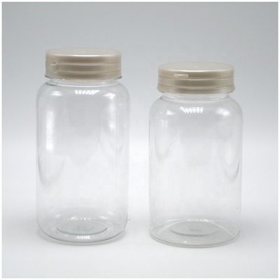 Bottiglia di plastica in PET a forma rotonda da 220 ml con tappo a strappo