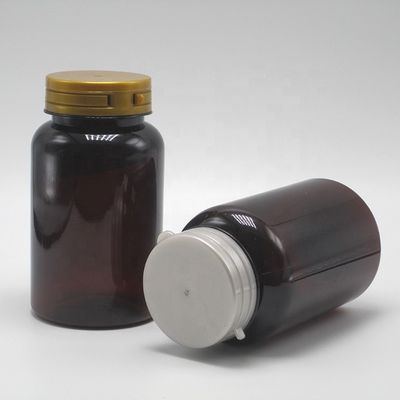 Bottiglia di plastica in PET a forma rotonda da 220 ml con tappo a strappo