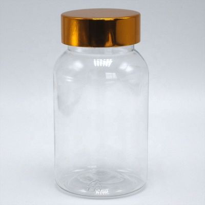 120 ml Bottiglia in PET con tappo a chiusura larga per la confezione di integratori per pillole personalizzate