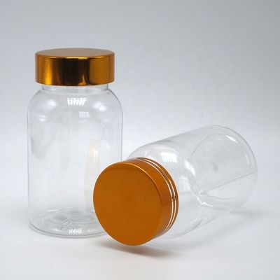 120 ml Bottiglia in PET con tappo a chiusura larga per la confezione di integratori per pillole personalizzate
