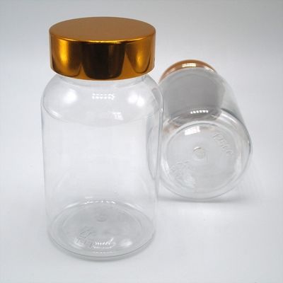 120 ml Bottiglia in PET con tappo a chiusura larga per la confezione di integratori per pillole personalizzate