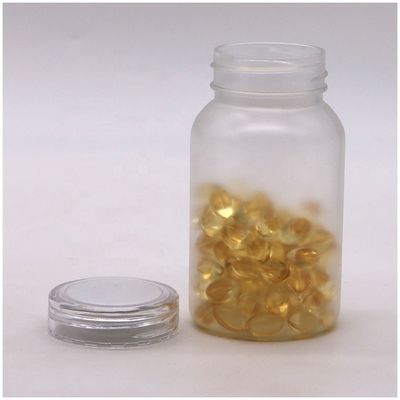 120 ml Bottiglia in PET con tappo a chiusura larga per la confezione di integratori per pillole personalizzate