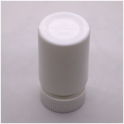 100 ml Bottiglia PE Bocca larga Bottiglie di plastica vuote Contenitori per capsule con tappo a vite
