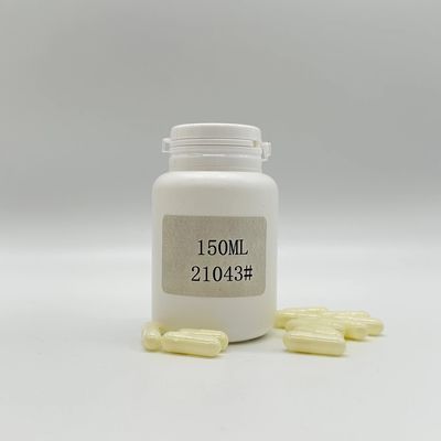 Sgomberamento sigillato Capsula di medicina plastica Bottiglie di supplemento per 150 ml di capacità