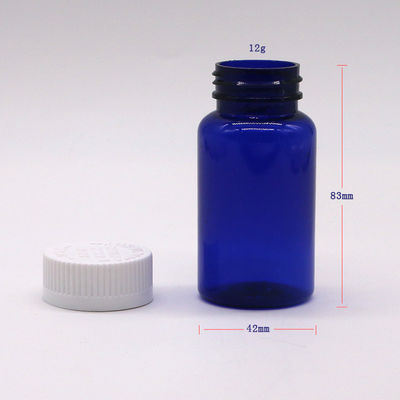 Bottiglia di plastica in PET a forma rotonda da 75 ml con tappo a vite e servizio di stampa di etichette personalizzate