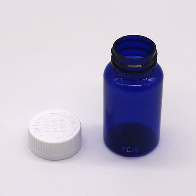 Bottiglia di plastica in PET a forma rotonda da 75 ml con tappo a vite e servizio di stampa di etichette personalizzate