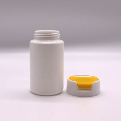 Materiale PE Bottiglia di plastica in HDPE a forma rotonda da 120 ml per il deposito di compresse e capsule solide