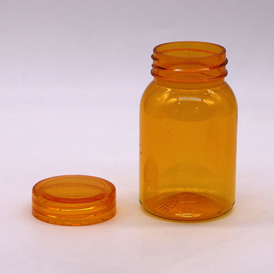 Bottiglia di pillole in PET di 90 ml per pillole in polvere capsula di compressa a vite e servizio OEM