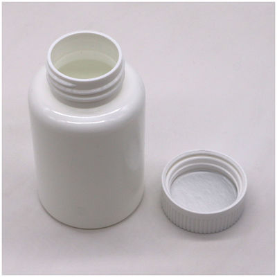 Logo personalizzato Bottiglia di plastica in PE a forma rotonda da 175 ml per il deposito di capsule solide