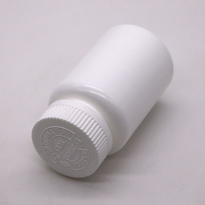 Materiale del collare PE 150ml Bottiglia di plastica rotonda vuota con coperchio a prova di bambini
