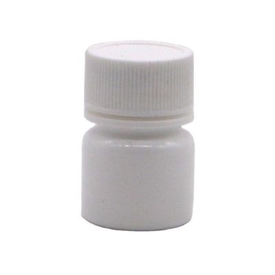 Farmacia Compressa solida Capsula di conservazione Bottiglia di plastica PE 5 ml Forma rotonda con tappo a vite