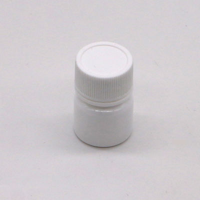 Farmacia Compressa solida Capsula di conservazione Bottiglia di plastica PE 5 ml Forma rotonda con tappo a vite